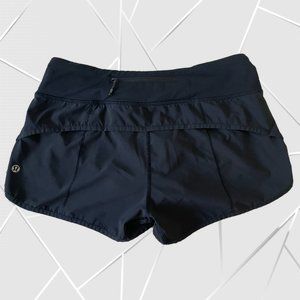 Lululemon Speed Short *4-way Stretch 2.5" Black - Size 4
